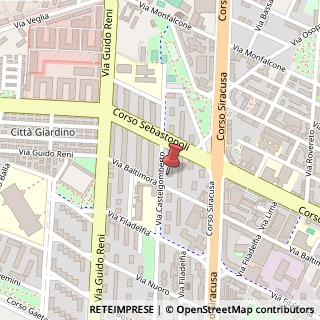 Mappa Via Castelgomberto, 35, 10136 Torino, Torino (Piemonte)