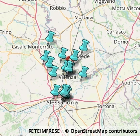 Mappa SP ex Strada Statale 494 Vigevanese, 27030 Frascarolo PV, Italia (9.811)