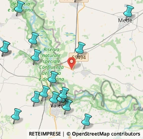 Mappa Strada Provinciale ex Strada Statale 494 Vigevanese, 27030 Frascarolo PV, Italia (5.956)