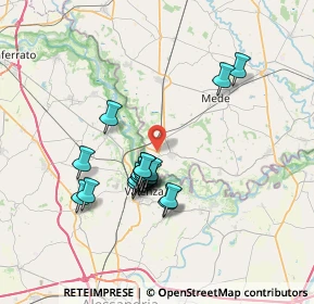 Mappa Strada Provinciale ex Strada Statale 494 Vigevanese, 27030 Frascarolo PV, Italia (5.929)