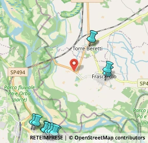 Mappa Strada Provinciale ex Strada Statale 494 Vigevanese, 27030 Frascarolo PV, Italia (3.398)