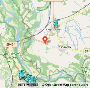 Mappa SP ex Strada Statale 494 Vigevanese, 27030 Frascarolo PV, Italia (3.74)