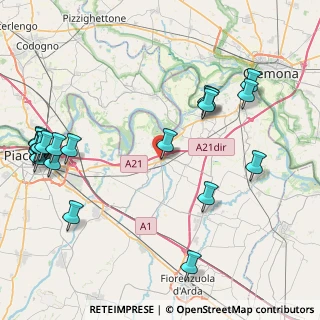 Mappa Via Bernardino Mandelli, 29012 Caorso PC, Italia (10.677)