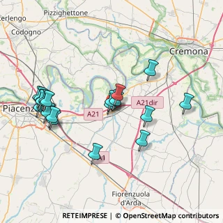 Mappa Via Bernardino Mandelli, 29012 Caorso PC, Italia (8.138)