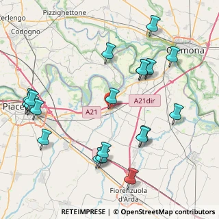 Mappa Via Bernardino Mandelli, 29012 Caorso PC, Italia (9.7815)