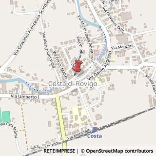 Mappa Piazza San Rocco, 57, 45023 Costa di Rovigo, Rovigo (Veneto)