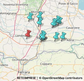 Mappa Viale delle Industrie, 45010 Rovigo RO, Italia (10.57462)