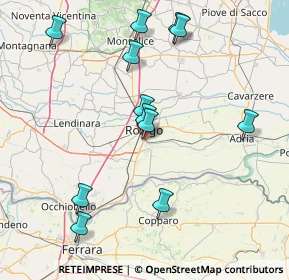 Mappa Viale delle Industrie, 45010 Rovigo RO, Italia (16.655)