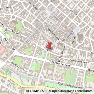 Mappa Via Pietro Giordani,  9, 29100 Piacenza, Piacenza (Emilia Romagna)