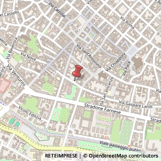 Mappa Via San Siro, 38, 29121 Piacenza, Piacenza (Emilia Romagna)