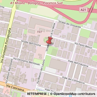Mappa Strada Ai Dossi di le Mose, 5, 29122 Piacenza, Piacenza (Emilia Romagna)