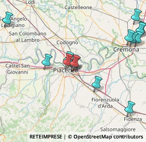 Mappa Strada Ai Dossi di le Mose, 29122 Piacenza PC, Italia (19.46714)