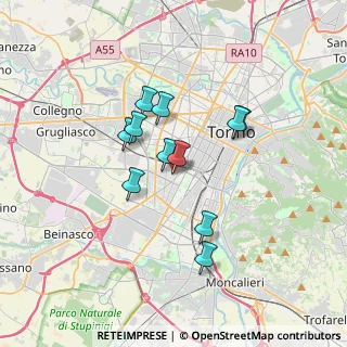 Mappa Via Monfalcone, 10134 Torino TO, Italia (2.74182)