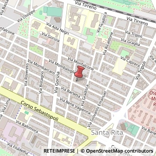 Mappa Via Mombarcaro, 46, 10136 Torino, Torino (Piemonte)