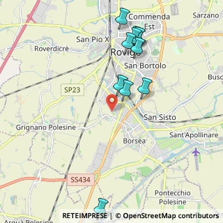 Mappa Viale della Scienza, 45100 Borsea RO, Italia (2.21818)