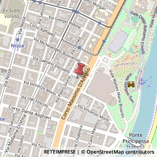 Mappa Corso Massimo d'Azeglio, 60, 10128 Torino, Torino (Piemonte)