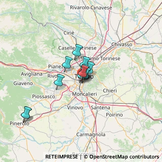Mappa Via Solero, 10134 Torino TO, Italia (8.2775)