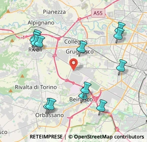 Mappa Str. del Portone, 10098 Grugliasco TO, Italia (4.59231)