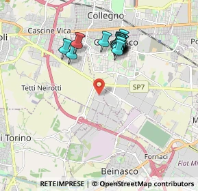 Mappa Str. del Portone, 10098 Grugliasco TO, Italia (1.73875)