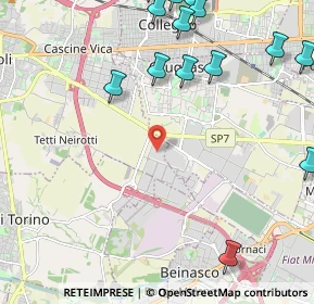 Mappa Str. del Portone, 10098 Grugliasco TO, Italia (2.97714)
