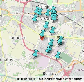 Mappa Str. del Portone, 10098 Grugliasco TO, Italia (1.696)