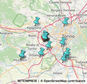Mappa Str. del Portone, 10098 Grugliasco TO, Italia (5.55533)