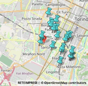 Mappa Via Bistagno, 10136 Torino TO, Italia (1.742)