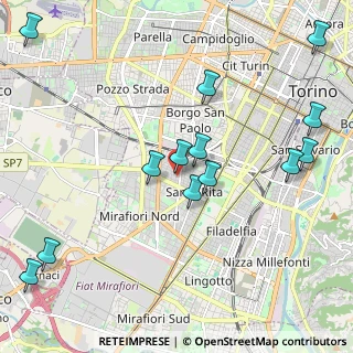 Mappa Via Bistagno, 10136 Torino TO, Italia (2.45769)