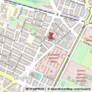 Mappa Via Caprera,  21, 10136 Torino, Torino (Piemonte)