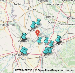 Mappa Via Roma, 27037 Pieve del Cairo PV, Italia (14.4965)