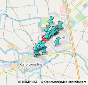 Mappa Via Roma, 27037 Pieve del Cairo PV, Italia (0.2595)