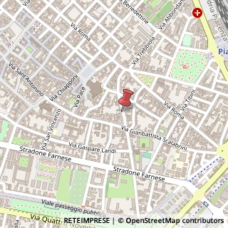 Mappa Via Giuseppe Nicolini, 17, 29121 Piacenza, Piacenza (Emilia Romagna)