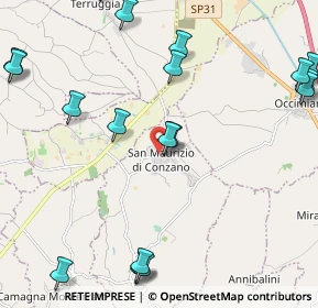 Mappa Via Don Ugo Garoglio, 15030 Conzano AL, Italia (3.007)