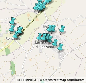 Mappa Via Don Ugo Garoglio, 15030 Conzano AL, Italia (0.96071)