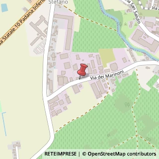 Mappa Strada dei Marinoni, 40, 27040 Cigognola, Pavia (Lombardia)
