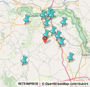 Mappa San Maurizio, 15030 Conzano AL, Italia (7.0475)