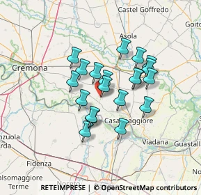Mappa Via Guglielmo Marconi, 26040 Scandolara Ravara CR, Italia (10.4195)