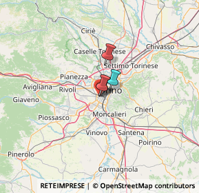 Mappa Via Monfalcone, 10100 Torino TO, Italia (34.57)