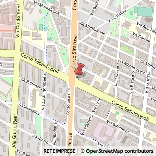 Mappa Corso Sebastopoli, 39/BIS, 10100 Torino, Torino (Piemonte)