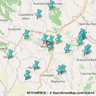 Mappa Via Monsignore Bolla, 14036 Moncalvo AT, Italia (2.453)