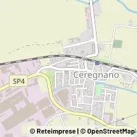 Hartă Ceregnano