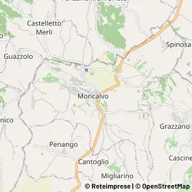 Mappa Moncalvo
