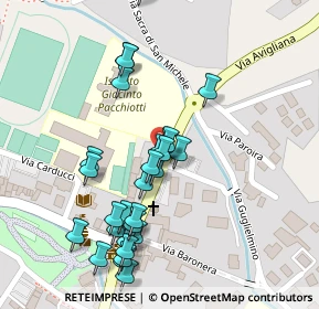 Mappa Via beato, 10094 Giaveno TO, Italia (0.11429)