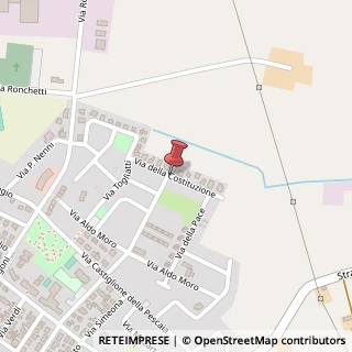 Mappa Via Costituzione, 11, 46027 San Benedetto Po, Mantova (Lombardia)