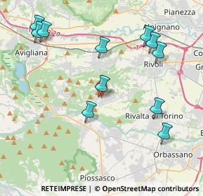 Mappa Via Primo Sole, 10090 Villarbasse TO, Italia (4.60182)