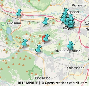 Mappa Via Primo Sole, 10090 Villarbasse TO, Italia (4.462)