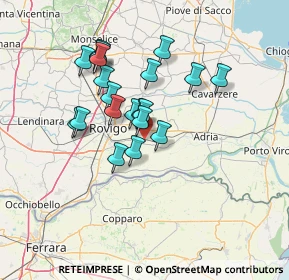 Mappa 45010 Ceregnano RO, Italia (11.285)