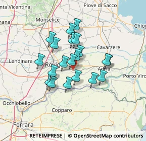 Mappa 45010 Ceregnano RO, Italia (10.39)