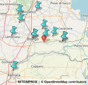 Mappa 45010 Ceregnano RO, Italia (15.74333)