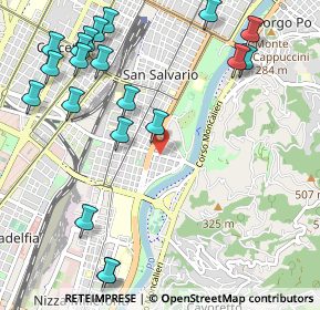 Mappa Corso Massimo d'Azeglio, 10100 Torino TO, Italia (1.354)